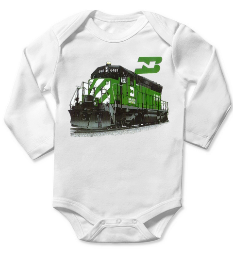 Burlington Northern Long Sleeve Baby One-Piece