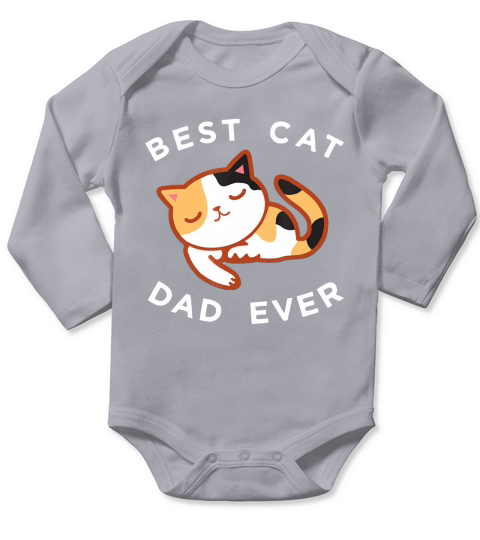 Calico Cat Dad Best Kitty Father Ever - Coffee Mug (colored) Long Sleeve Baby One-Piece