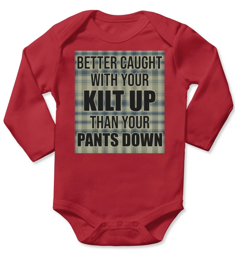 How To Wear The Kilt Design For A Tartan Kilt Guy Long Sleeve Baby One-Piece