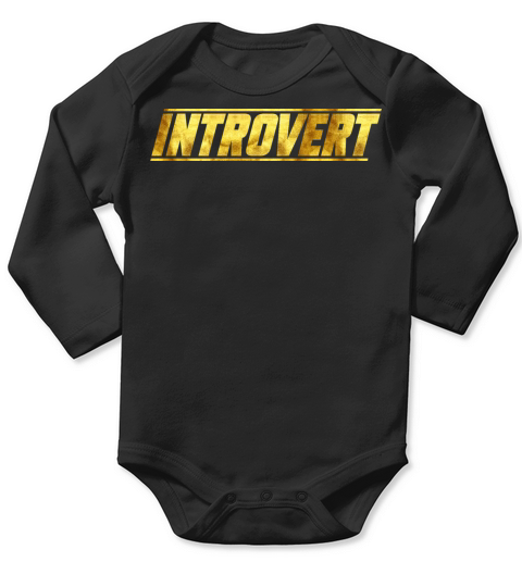 Introvert Long Sleeve Baby One-Piece