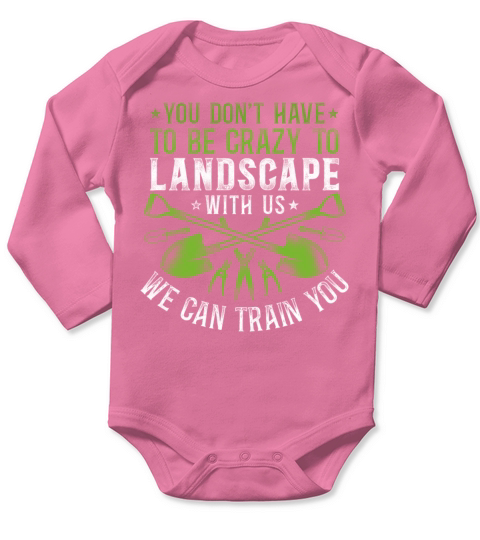 Landscaper Landscaping Landscape Long Sleeve Baby One-Piece