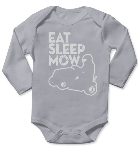 Lawn Mower Rider Long Sleeve Baby One-Piece