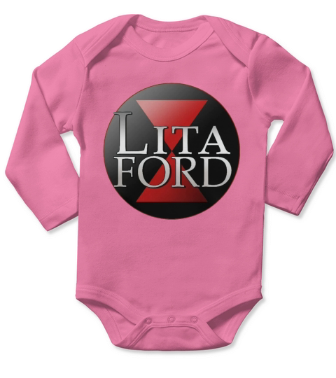 lita ford Long Sleeve Baby One-Piece
