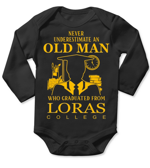 Loras College Long Sleeve Baby One-Piece