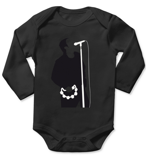 Mr Tambourine Liam Gallagher Long Sleeve Baby One-Piece