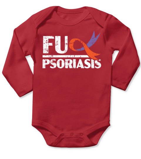 Psoriasis Warrior Skin Disease Psoriasis Awareness Long Sleeve Baby One-Piece