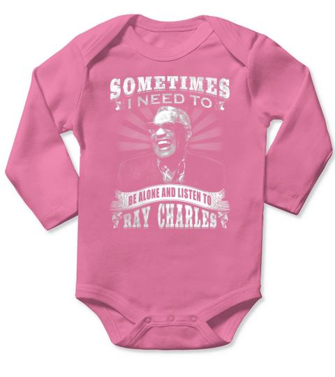 ttt-345-Ray Charles Long Sleeve Baby One-Piece