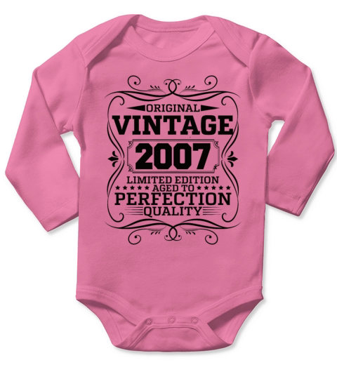 Vintage 2007 Original Limited Edition Long Sleeve Baby One-Piece
