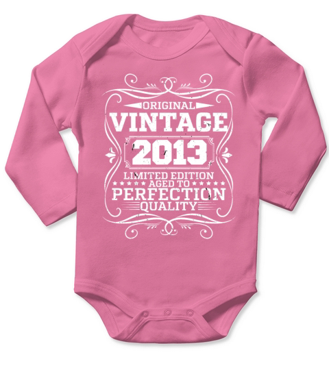 Vintage 2013 Original Limited Edition Long Sleeve Baby One-Piece