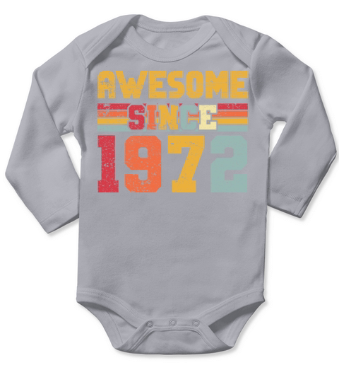 Vintage 50 Birthday Costume Men 50th BDay Birthday Long Sleeve Baby One-Piece