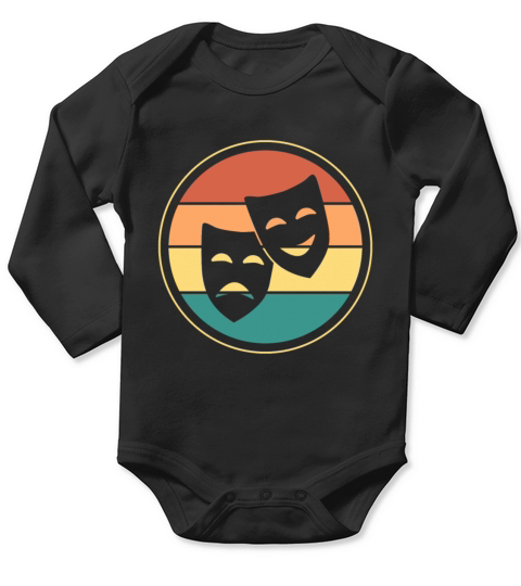 Vintage Funny Theatre is My Sport - Musical Actor Long Sleeve Baby One-Piece