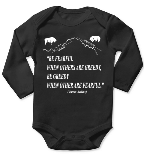 Warren buffett quotes Long Sleeve Baby One-Piece