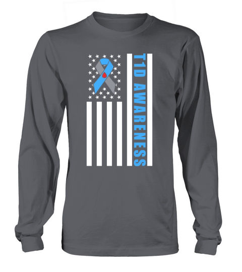 Cure T1D Diabetes Type 1 Awareness Month Long sleeved Unisex