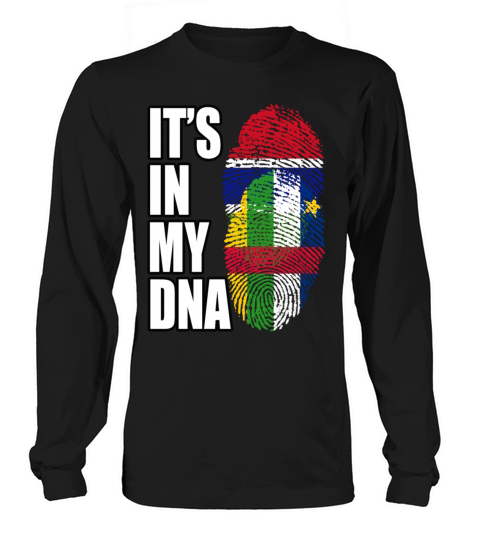 Gambian And Central African Mix Heritage DNA Flag Long sleeved Unisex
