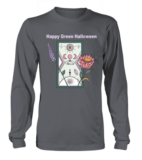 Happy Halloween Tarot Vintage Costume Long sleeved Unisex
