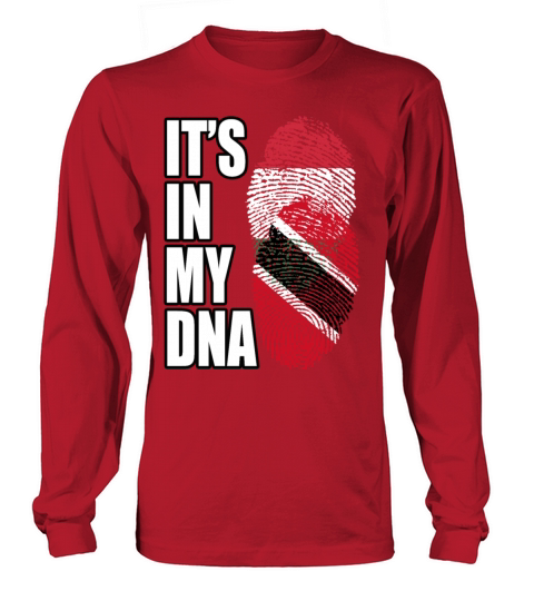Hungarian And Trinidad Tobago Mix Heritage DNA Fla Long sleeved Unisex