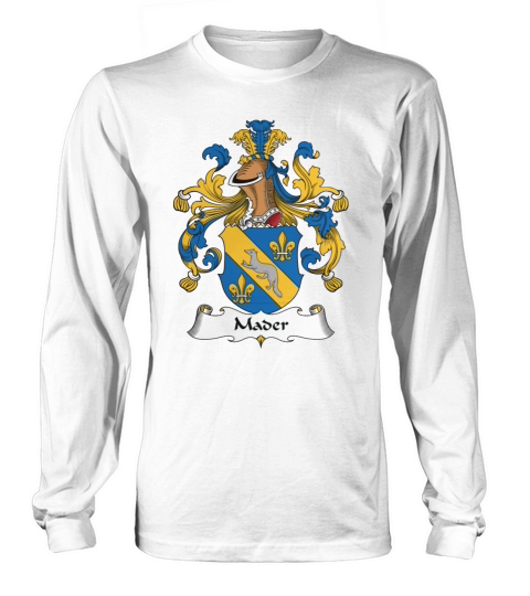 Mader Family Crest German Family Crests Long sleeved Unisex