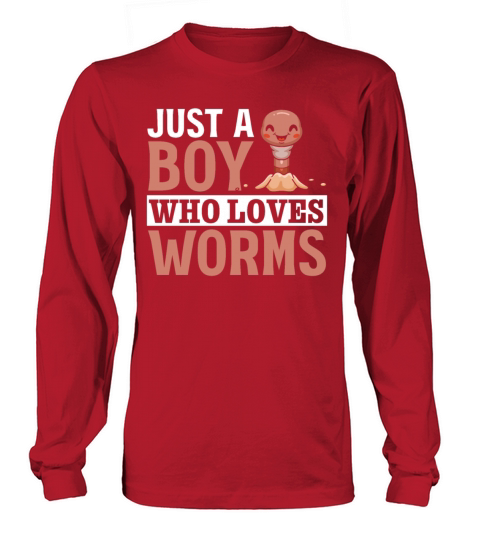 Worm Farmer Boy Compost Worms I Just A Boy Who Long sleeved Unisex