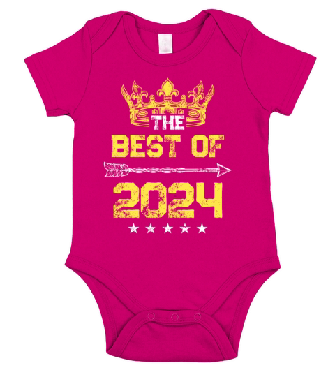2024 best of birthday Short Sleeve Baby One-Piece