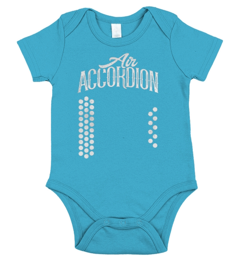 Air Accordion Instrument  Funny Musician Gift Tee Short Sleeve Baby One-Piece