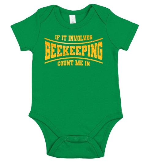 Beekeeping Apiculturist Bee Support Beekeeper Short Sleeve Baby One-Piece