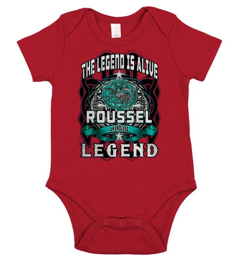 BNS89943-ROUSSEL ENDLESS LEGEND 3 HEAD DRAGON Short Sleeve Baby One-Piece