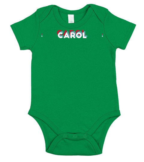 Carol Name - Funny Name Carol 80s theme Short Sleeve Baby One-Piece