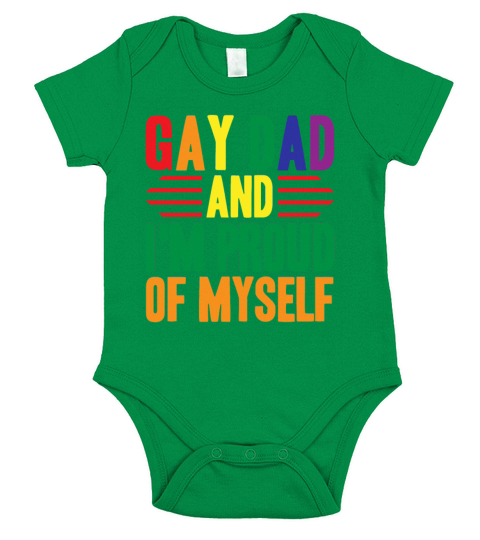 Gay Dad Lesbian Gay LGBTQ Pride Transgender LGBT Short Sleeve Baby One-Piece