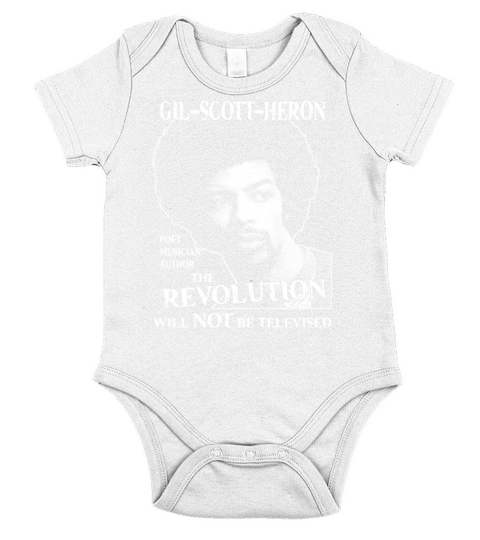 Gil-Scott Heron Short Sleeve Baby One-Piece