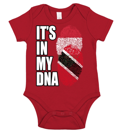 Hungarian And Trinidad Tobago Mix Heritage DNA Fla Short Sleeve Baby One-Piece
