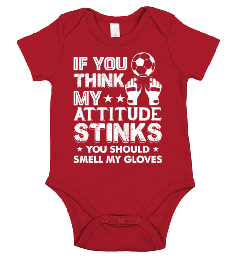 If You Think My Attitude Stinks You Should Smell Short Sleeve Baby One-Piece