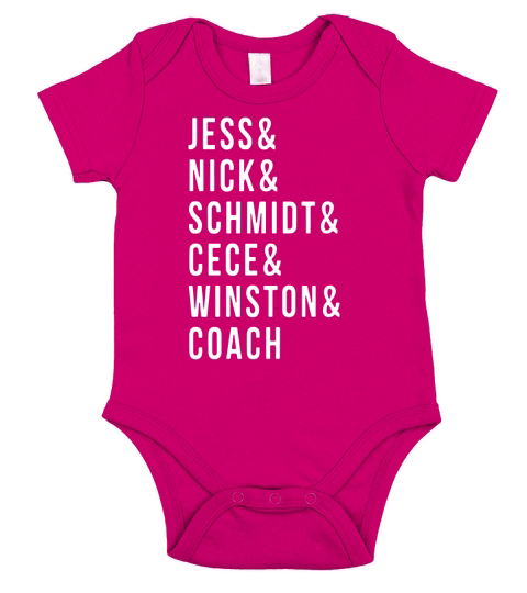 Jess and nick schmidt and cece and winston and coa - Mens Premium T-Shirt Short Sleeve Baby One-Piece
