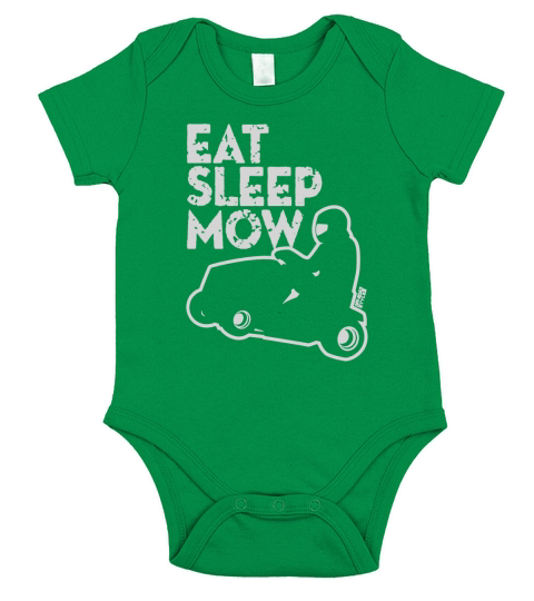 Lawn Mower Rider Short Sleeve Baby One-Piece