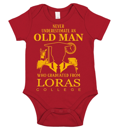 Loras College Short Sleeve Baby One-Piece