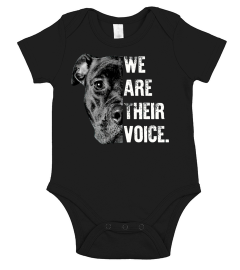 Love Pitbull / We Are Their Voice T-shirt Short Sleeve Baby One-Piece