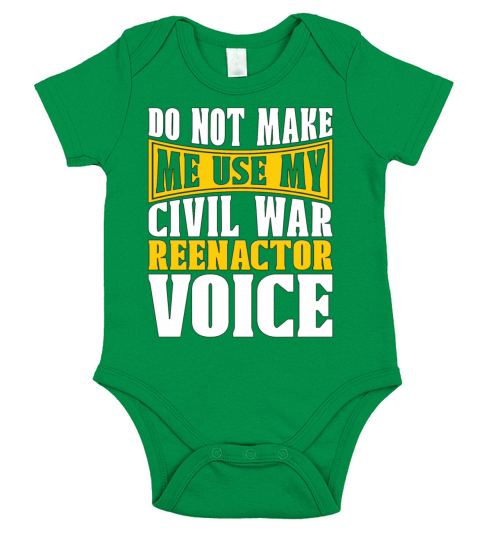 Reenactment Do Not Make Historian Battle Reenactor Short Sleeve Baby One-Piece