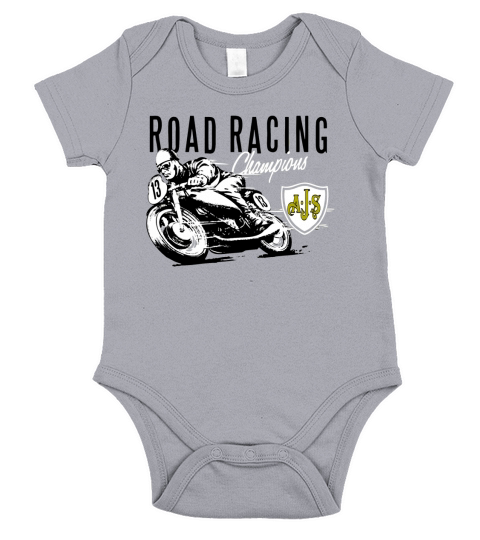 road racing motorbiker Short Sleeve Baby One-Piece