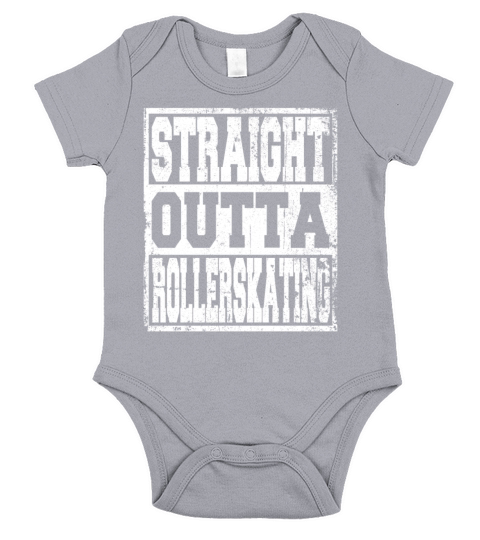 Rollerskating Saying Funny Short Sleeve Baby One-Piece
