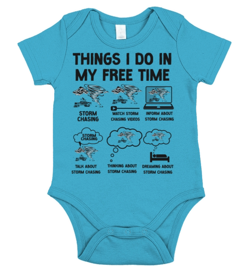 Storm Chaser Hurricane Meteorology Short Sleeve Baby One-Piece