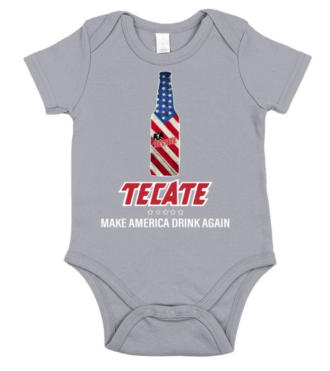 Tecate make America drink again Short Sleeve Baby One-Piece