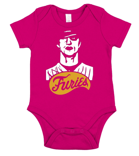 The Warriors Baseball Furies Hoodies shirt Short Sleeve Baby One-Piece