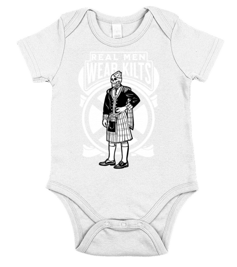 Traditional Kilt Wearing Quote For A Kilt Lover Short Sleeve Baby One-Piece