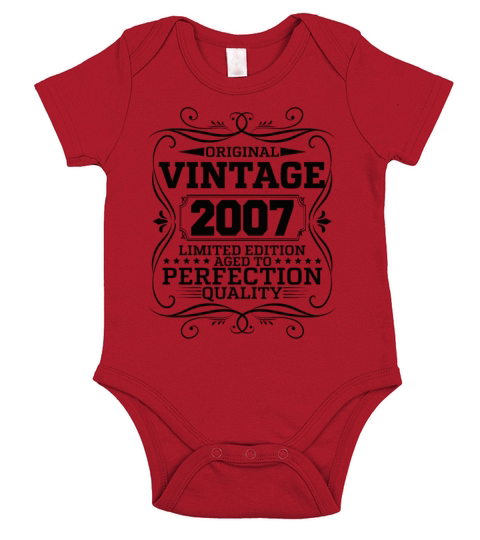 Vintage 2007 Original Limited Edition Short Sleeve Baby One-Piece