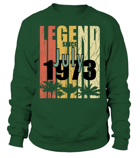 born 1973 july vintage gift Sweatshirt Unisex