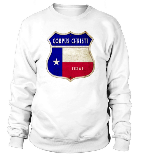 Corpus Christi Texas coat of arms flag design Sweatshirt Unisex