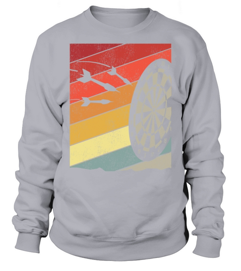 Darts Board Retro Vintage Sweatshirt Unisex