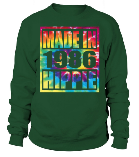 Hippie Birthday 1986 Sweatshirt Unisex