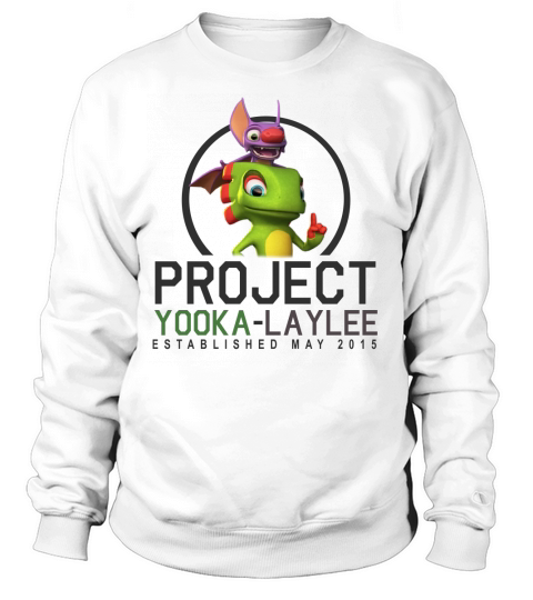 Project Yooka Laylee Established May 2015 Switch Sweatshirt Unisex