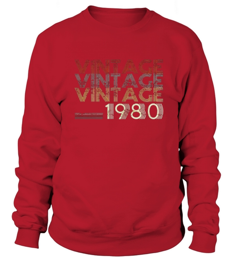 Retro Classic Vintage 1980 38th Gift 38 Years Old Sweatshirt Unisex