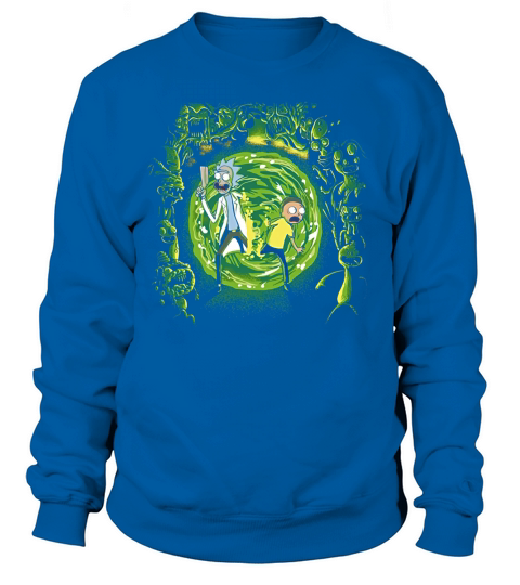 RICK &amp;amp; MORTY PORTAL AND THE MONSTERS Sweatshirt Unisex